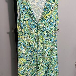 Vibrant Paisley Print Dress